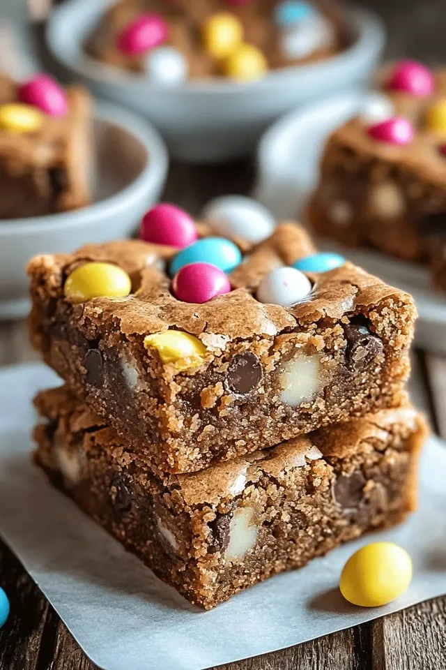 Saftige Holiday Egg Blondies – Das perfekte Dessert