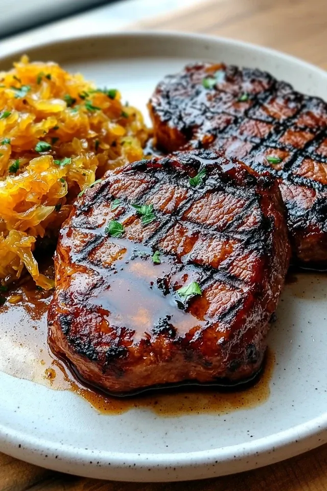 Braune Zucker Gegrillte Rinderkoteletts Mit Karamellisiertem Sauerkraut FAQ